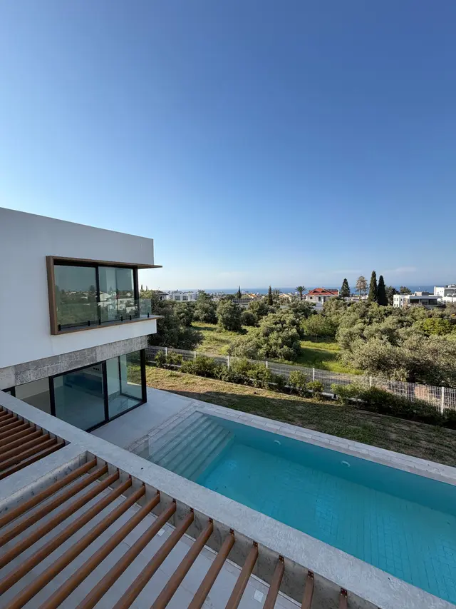 Meerblick aus der oberen Etage der Villa · Bellapais · Kyrenia / Girne