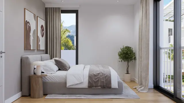 Rendering Schlafzimmer · Esentepe · Nordküste