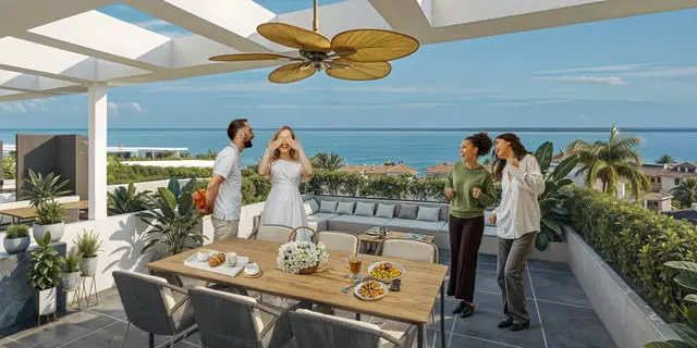 Rooftop Terasse mit Meerblick · Esentepe · Nordküste