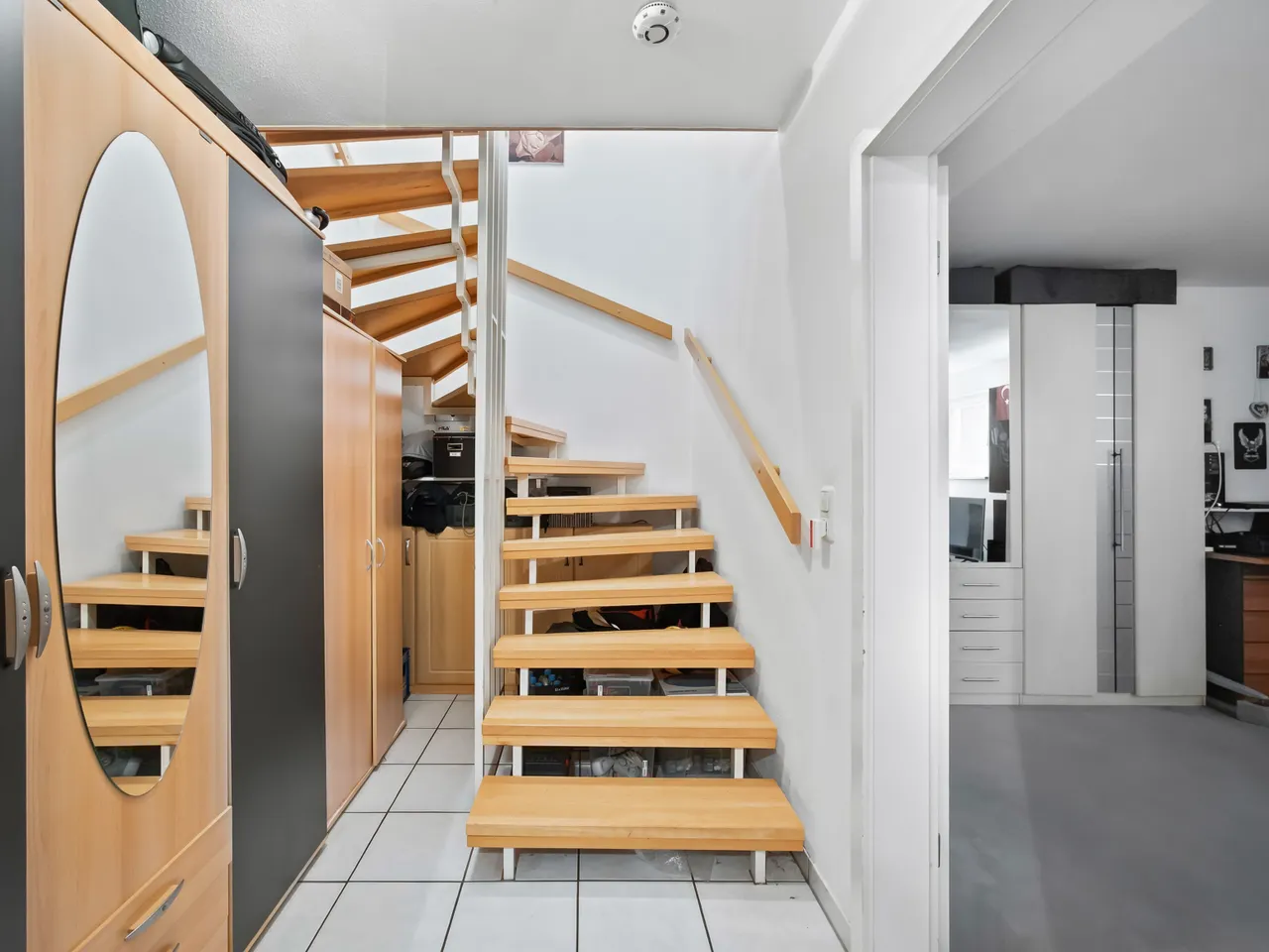Treppe ins Erdgeschoss