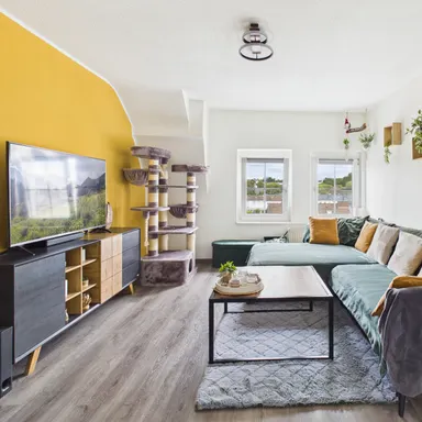 Moderne Dachgeschosswohnung mit Dachterrasse in Düren!
