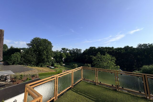 Ausblick v. d. Dachterrasse