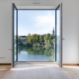 Waterfront ! Erstbezug ! exklusive Neubau Wohnung mit unverbaubarem Blick