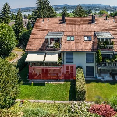 Gepflegte 4.5 Zi-Gartenwohnung mit Wintergarten und Cheminée