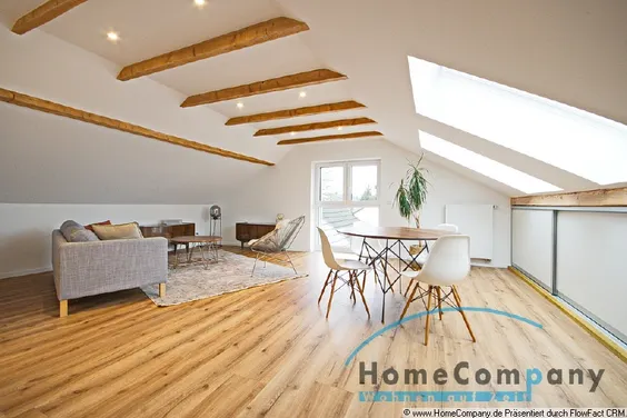 Exklusive loftartige Wohnung mit eigenem Stellplatz in erstklassiger Wohnlage von Dortmund-Buchholz.