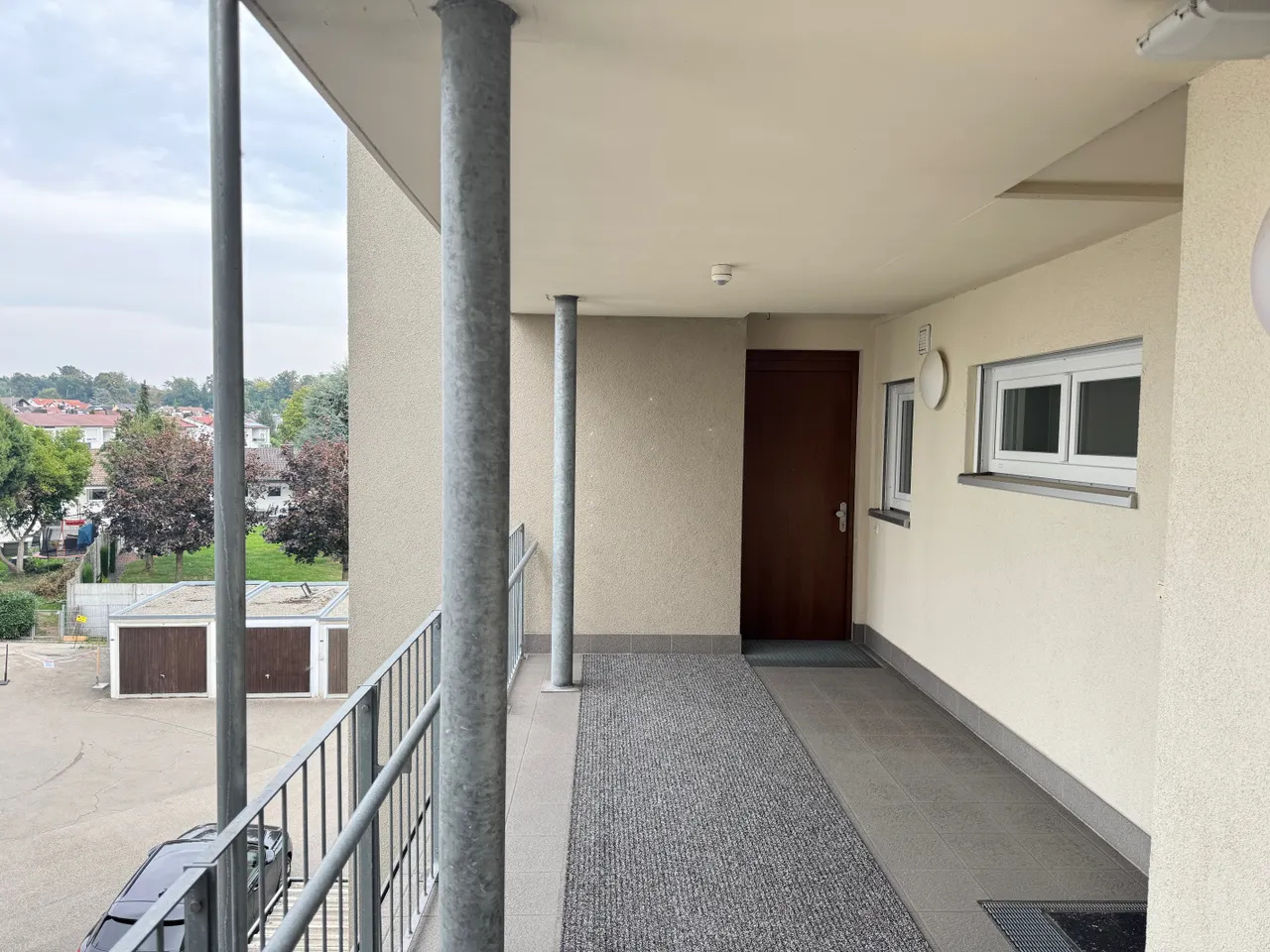 Zugang zur Wohnung, Laubengang