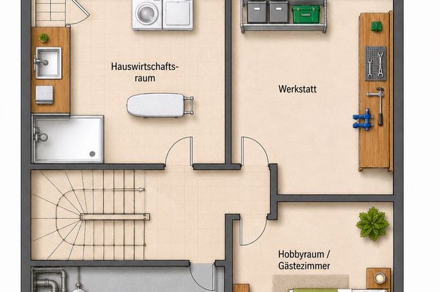 akt. Grundriss KG