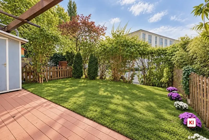 KI-generiert: Terrasse/Garten