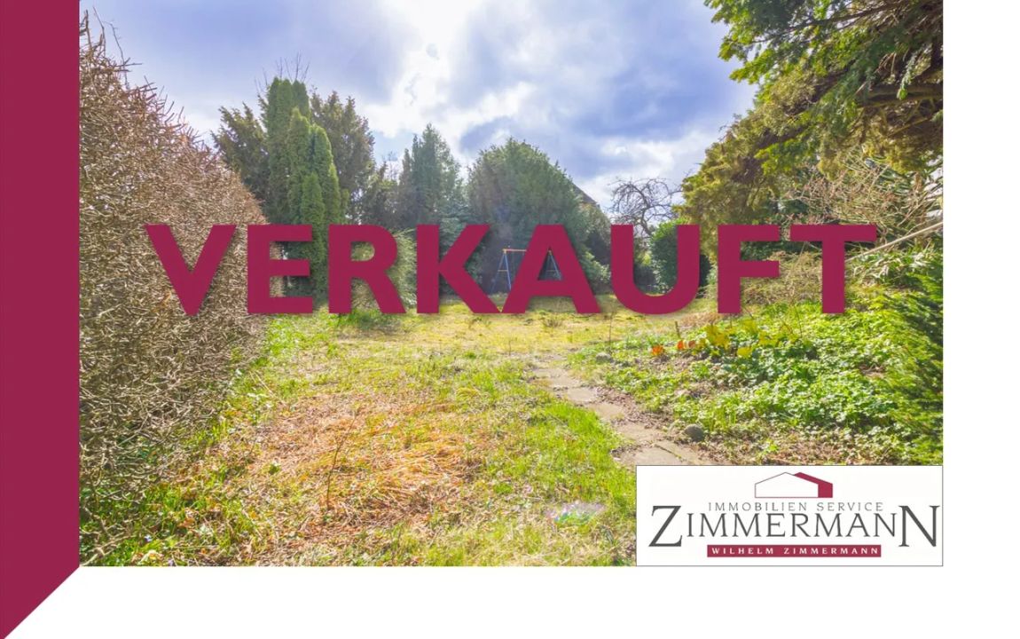 Platz für zwei Einfamilienhäuser (Teilerwerb möglich) fußläufig zur S-Bahn Poppenbüttel!