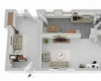 Grundriss Erdgeschoss (nicht maßstabsgetreu) 