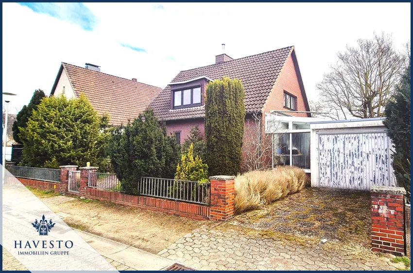 Blick auf das charmante Einfamilienhaus