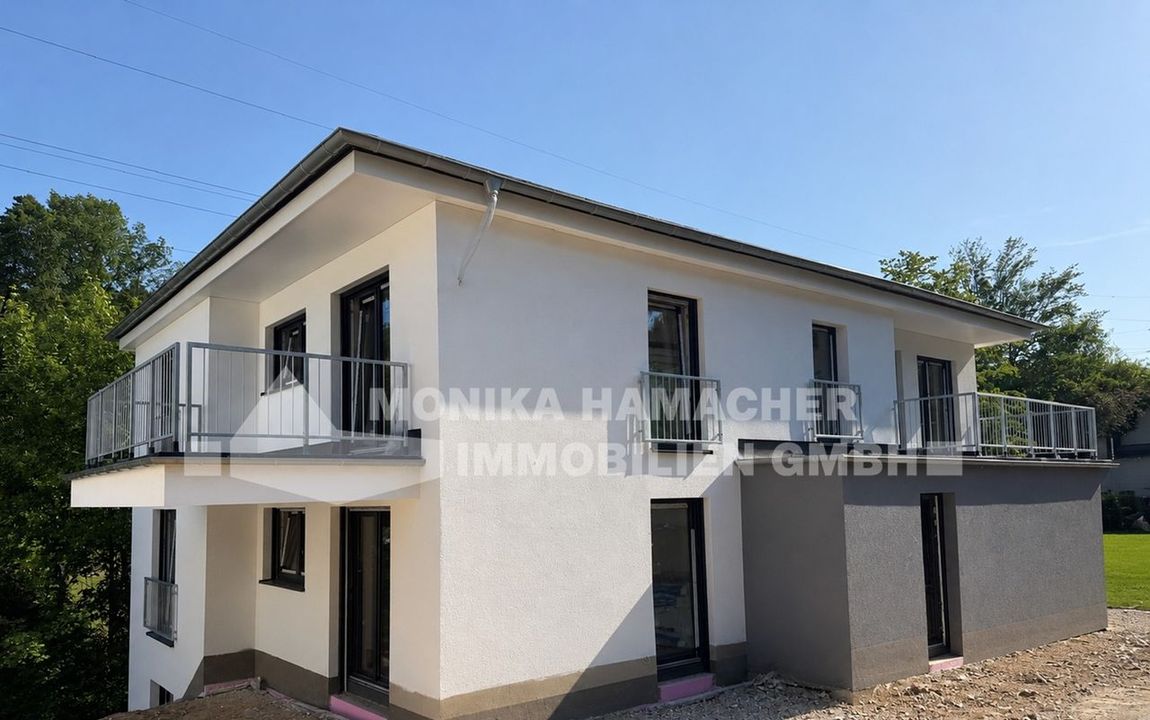 Neubau im Milchborntalweg! 3-Zimmerwohnung im Souterrain mit Terrasse und Garten