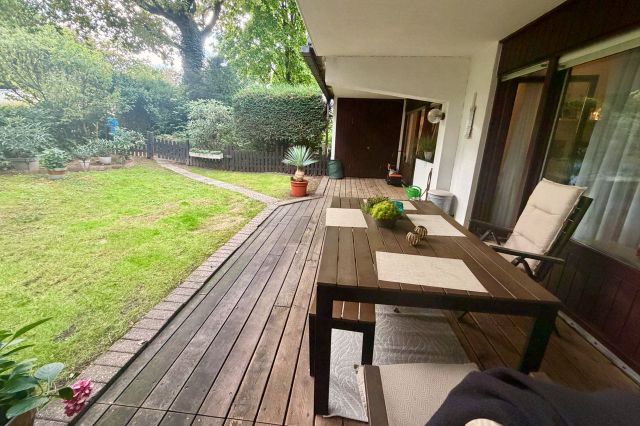überdachter Terrassenbereich