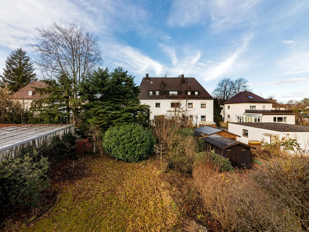 Blick vom Balkon