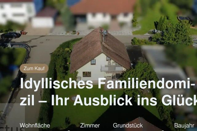 Nicht mehr verfügbar: Idyllisches Familiendomizil – Ihr Ausblick ins Glück