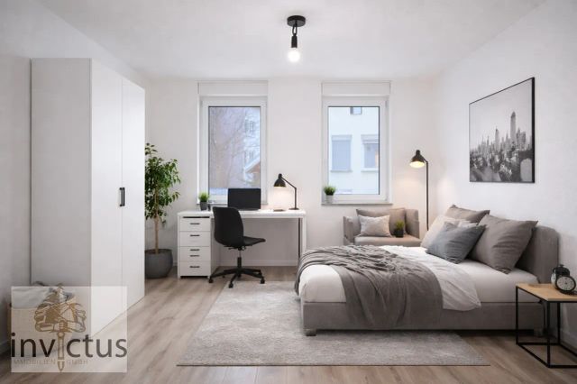 Modernes und gemütliches Studenten-Zimmer