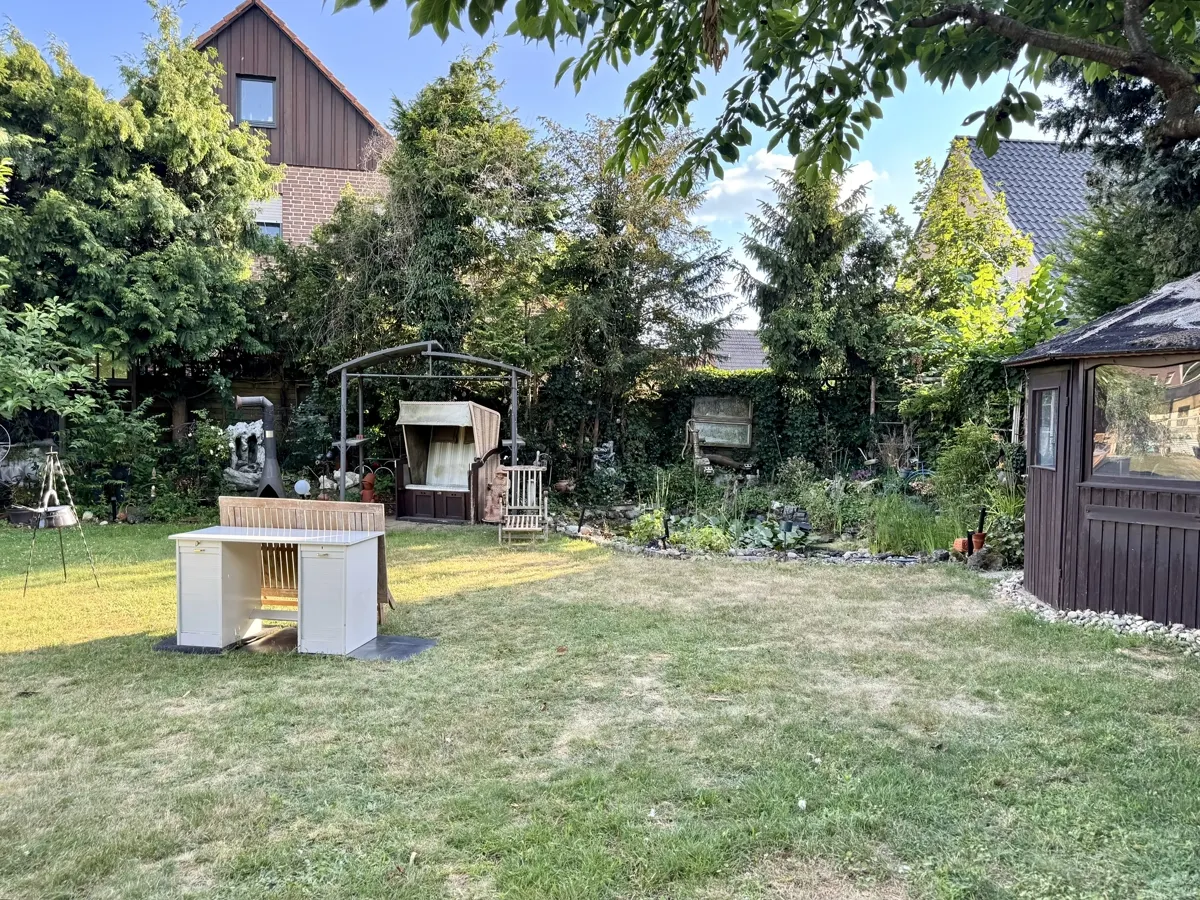Idyllische Gartenanlage