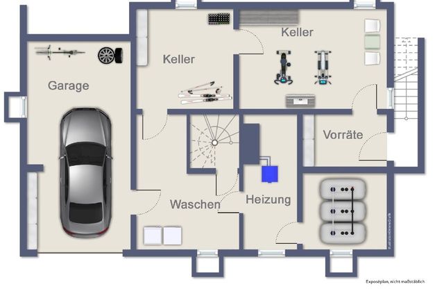 Grundriss Kellergeschoss