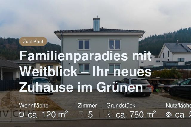 Neu im Angebot: Familienparadies mit Weitblick – Ihr neues Zuhause im Grünen