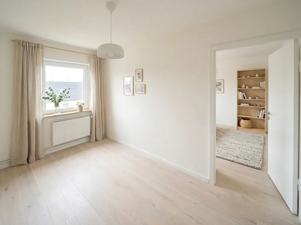 Arbeits-/Schlafzimmer (KI)