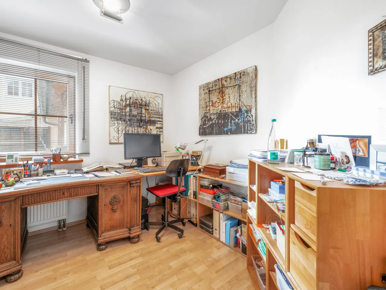 Home Office im Erdgeschoss