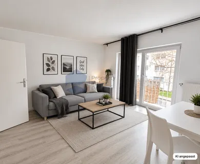 Frisch renovierte 3-Zimmer-Wohnung mit Balkon im 1. Obergeschoss in Ricklingen