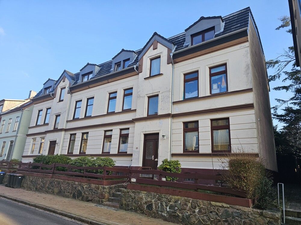 seitliche Vorderansicht von rechts, Haus 17+19