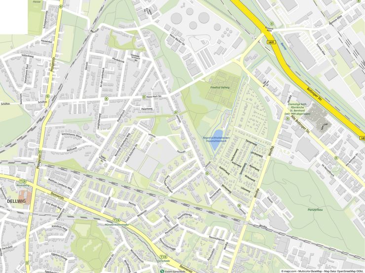 Geolyzer Kartenausschnitt