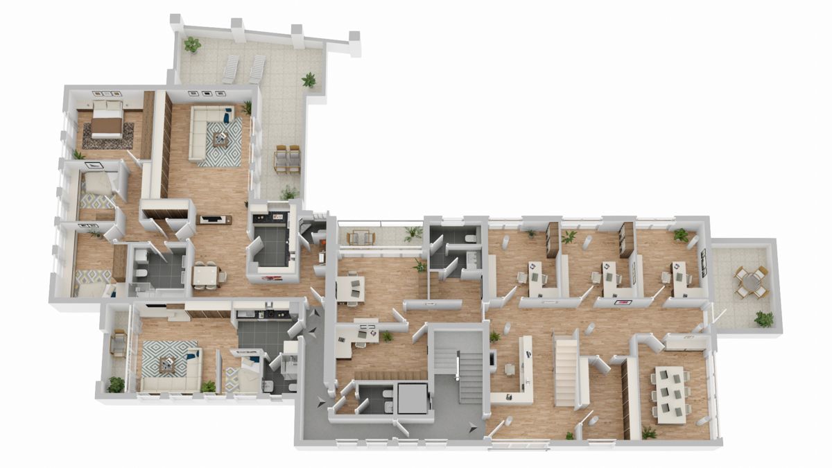 Grundriss 1. Obergschoss