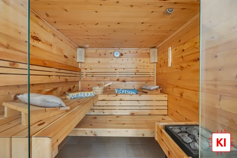 KI-generiert: Sauna