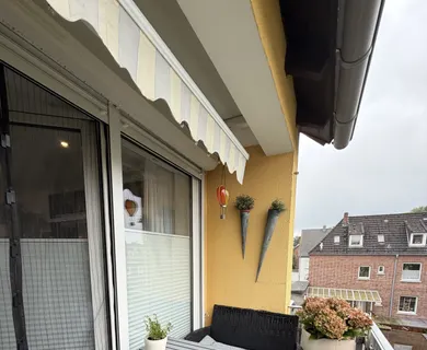 Wohnen am grünen Stadtrand von Wesel mit Balkon
