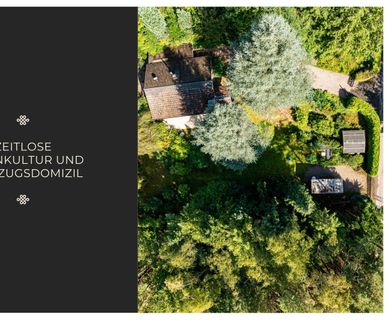 Kleinod für Genießer: stilvolles Landhaus auf 1.909 m² mit drei Terrassen und Ausbaureserve