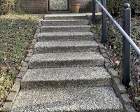 Treppe zum Haus