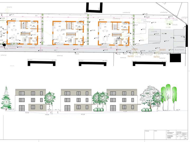 Wohnen im Grünen – Top angebundenes Grundstück mit Baugenehmigung !