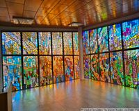 Mosaikbuntglasfenster