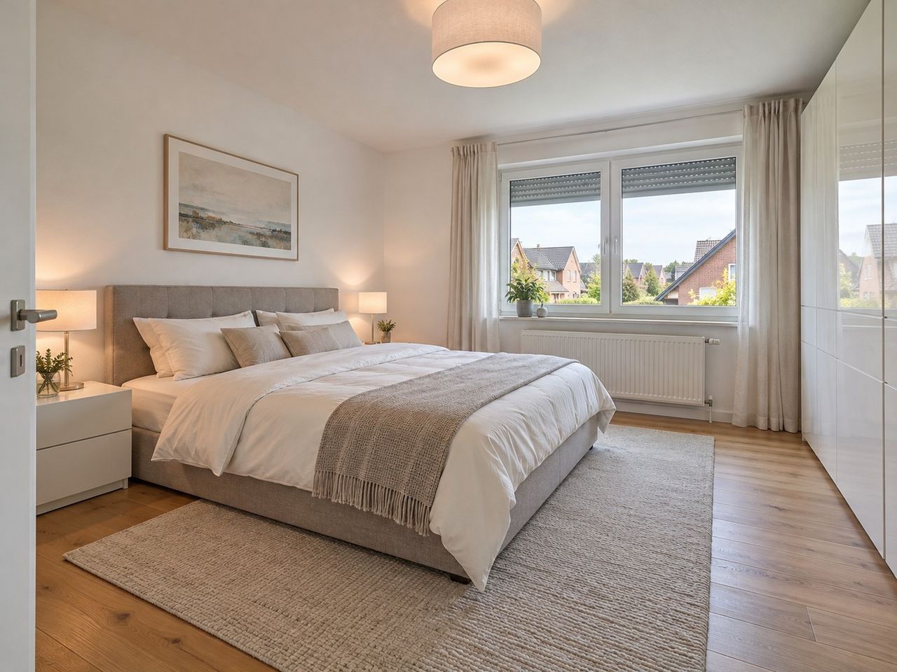 Elternschlafzimmer (KI-Visualisierung)