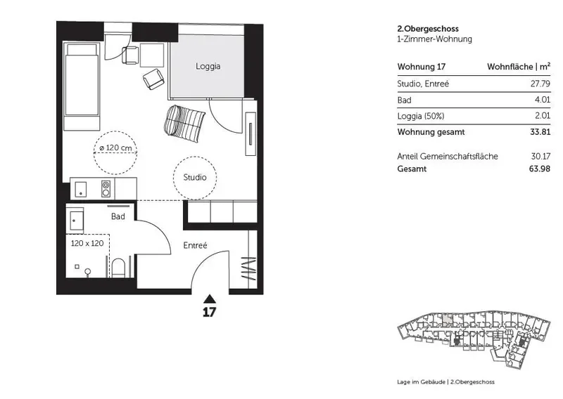 Wohnung 17 Grundriss