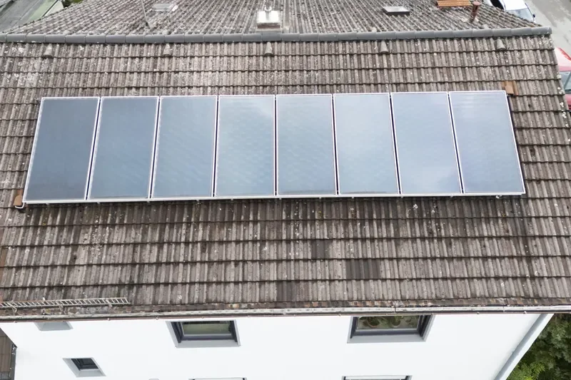 Thermische Solaranlage für Warmwasser