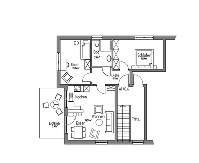 Neubau-Erstbezug! 3-Zimmerwohnung mit Balkon - Foto 3
