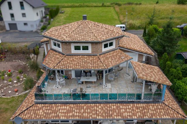 Luftaufnahme - Blick zur Terrasse