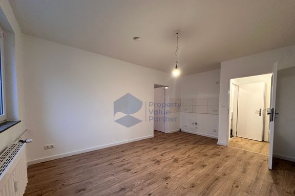 Sanierte 2-Zimmer-Wohnung im 3. Obergeschoss mit Westausrichtung