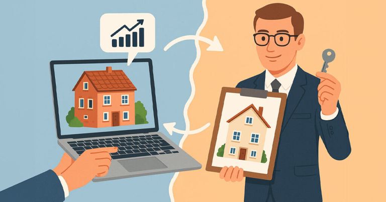 Immobilienbewertung: online vs. Makler-Expertise