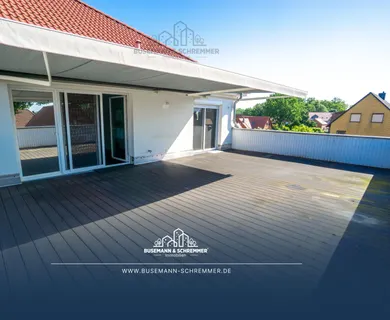 Exklusive Penthouse Wohnung mit riesiger Dachterrasse, 2 TG-Stellplätzen & moderner Energietechnik