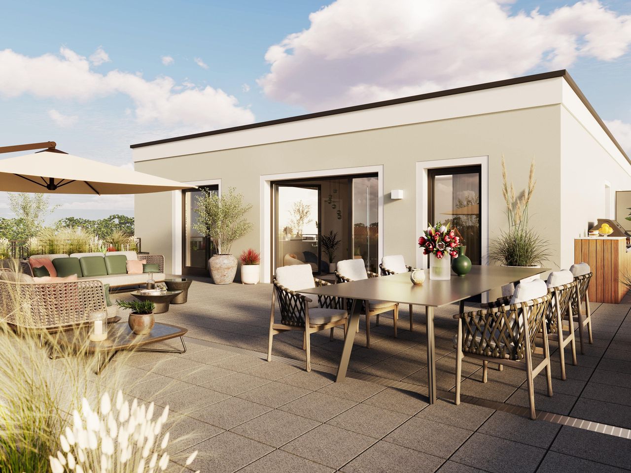 Dachterrasse Visualisierung