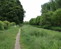 Radweg am Grundstück