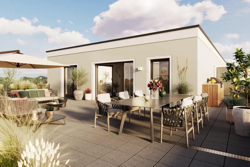 Visualisierung Dachterrasse