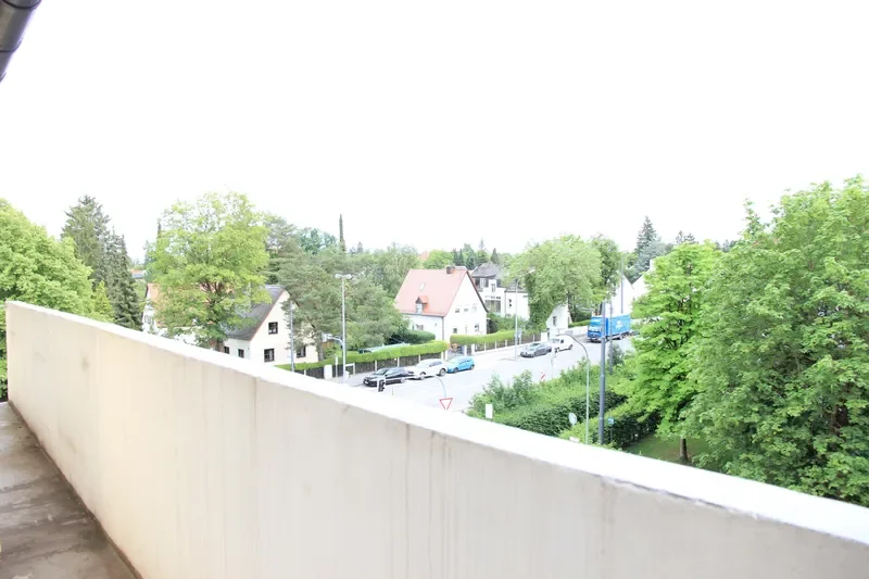 Ausblick vom Balkon