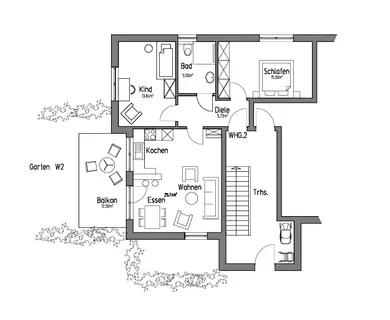 Neubau-Erstbezug! 3-Zimmerwohnung mit Balkon - Photo 4