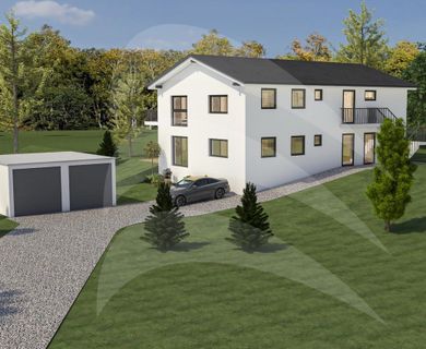 LICHT & RAUM: Hochwertiges Zweifamilienhaus im KfW40-Standard