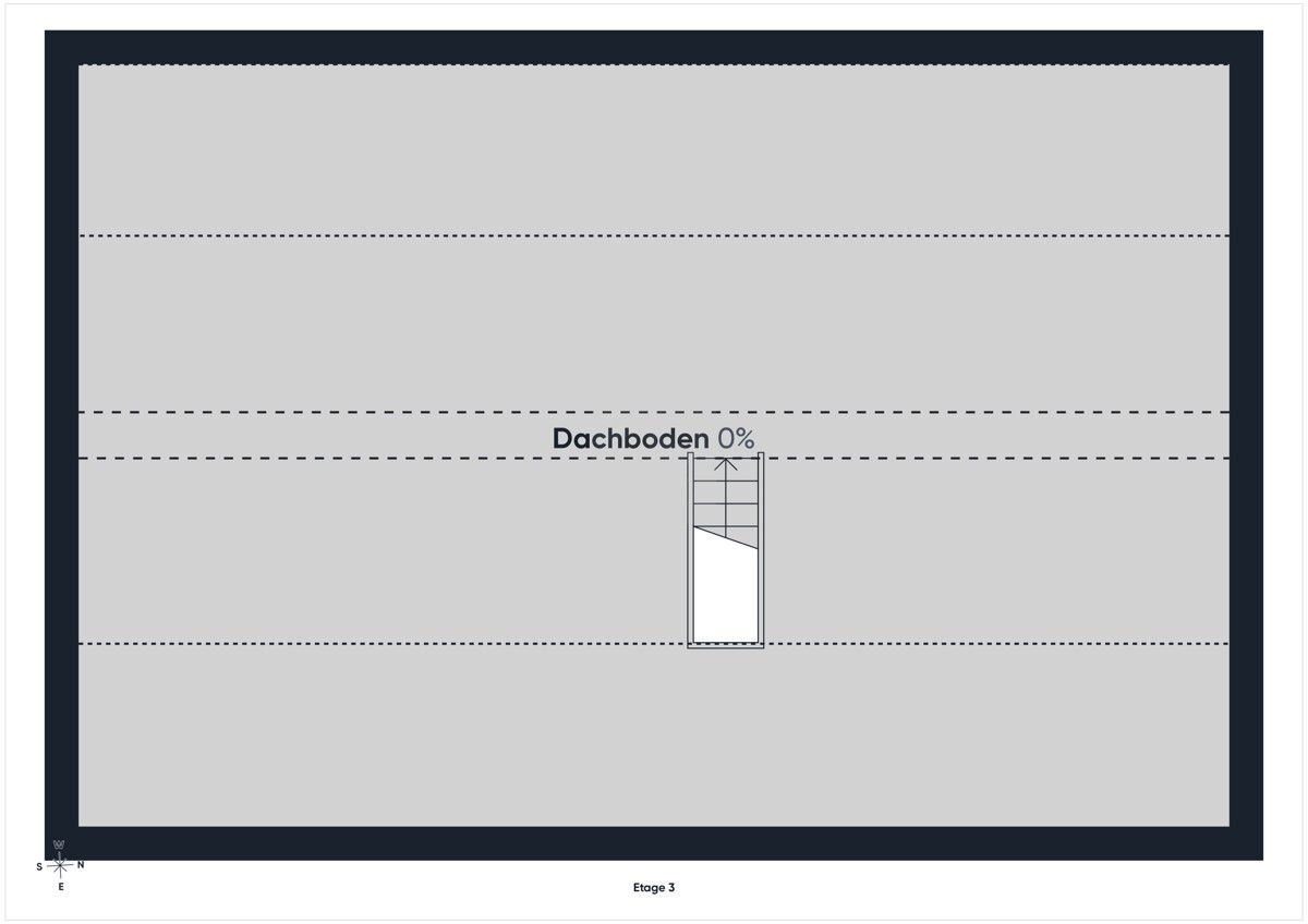 Grundriss Dachboden